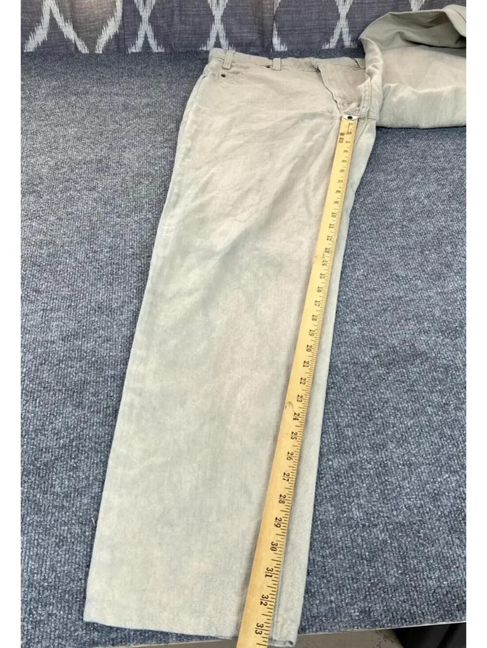 Vintage Levi’s 550 Jeans 36x36 Orange Tab Earth Tone Brown Fade Natural Stone